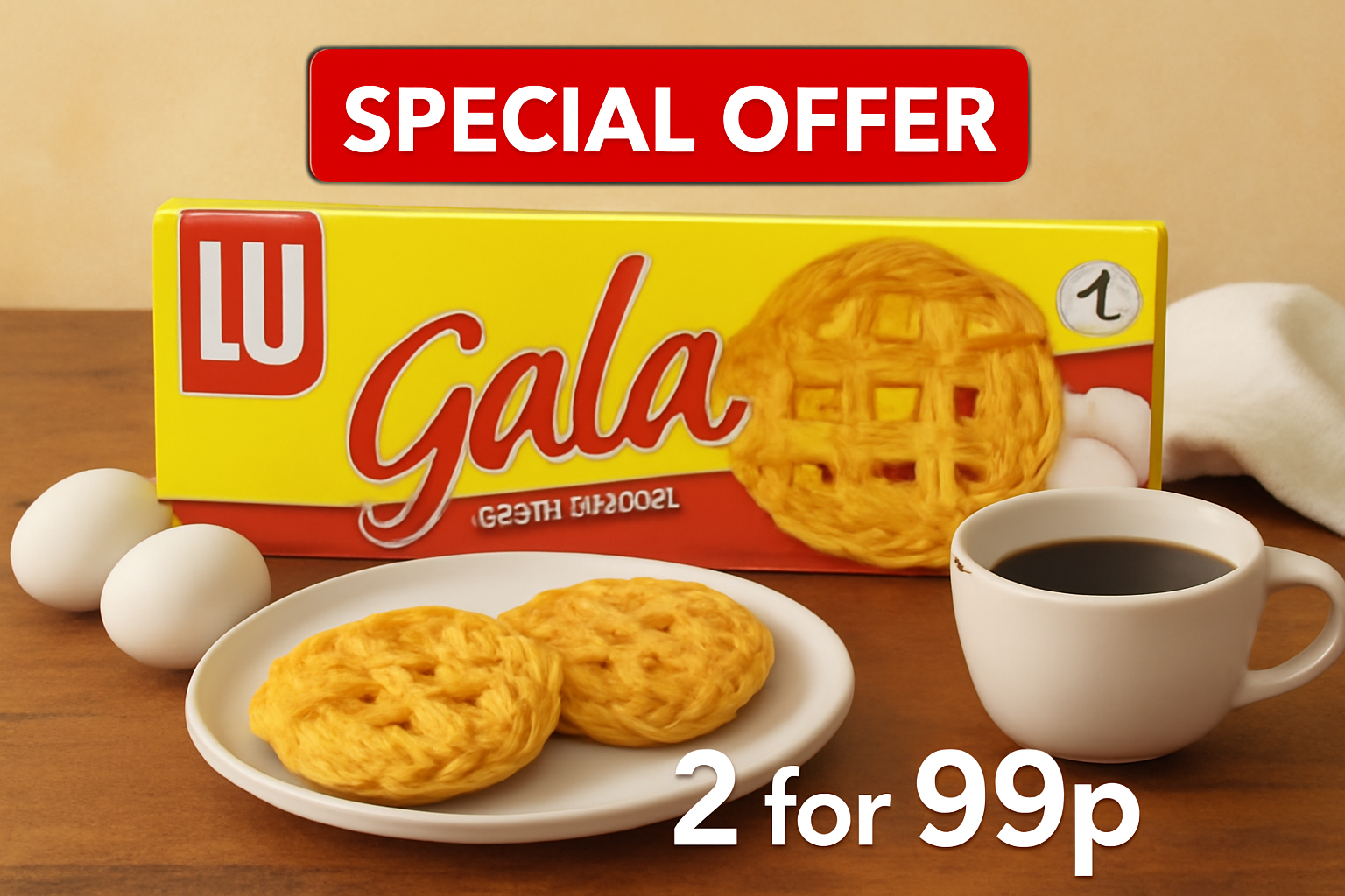 Gala Egg Biscuits 112g