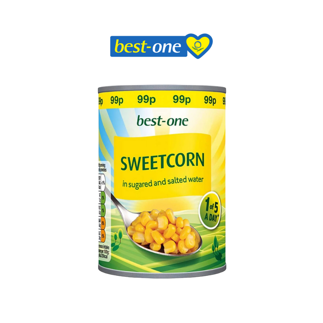 Best One - Sweetcorn in Salted Water Naturally Sweet - 340g