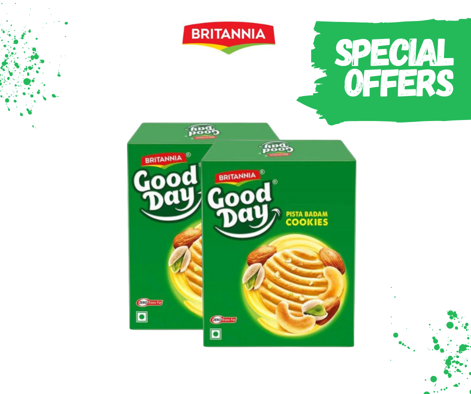Britannia Pistachio & Almond Cookies –   ( 2 for £2.20)