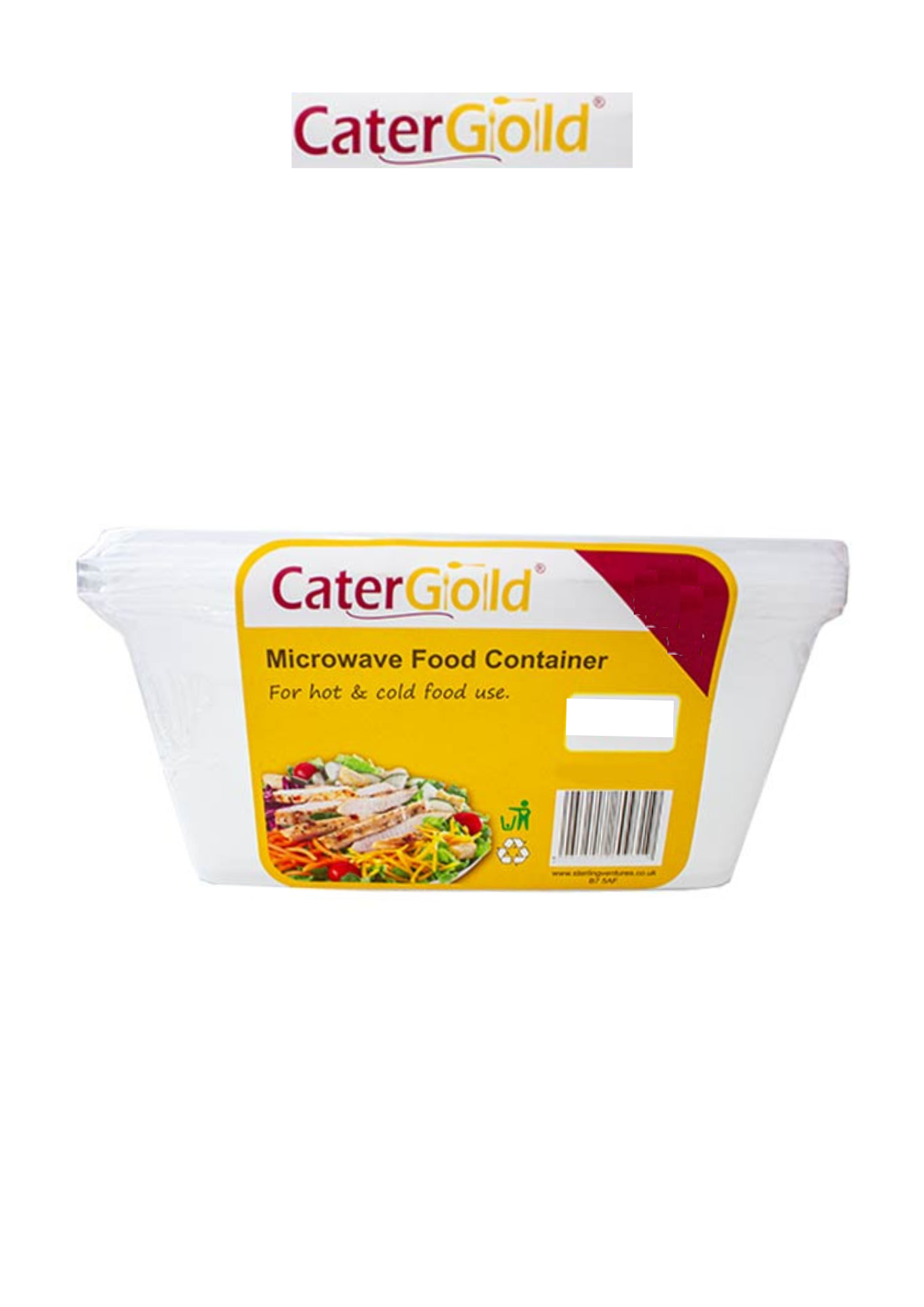 Cater Gold Reusable Microwave Food Container 12Pk 650ml