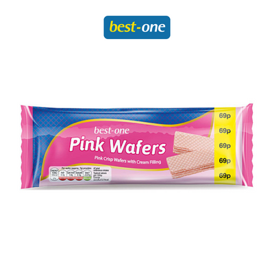 Best one Pink Wafers – 100g