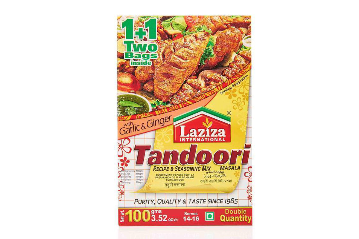 Laziza Whole Spices - Laziza Tandoori Masala / BBQ Marinade 100g