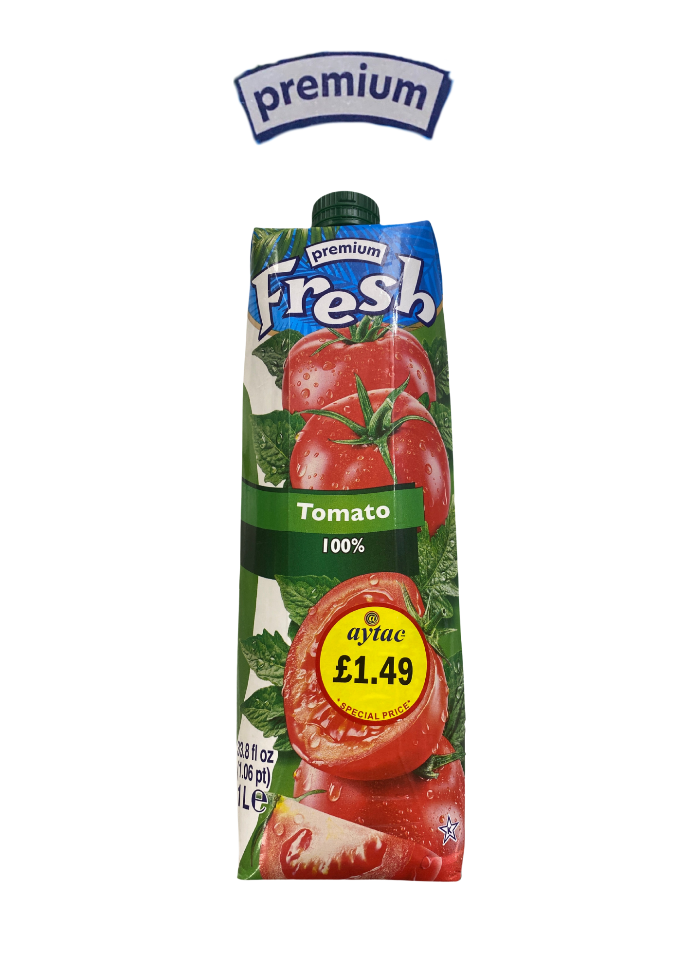 Premium Fresh  100% Tomato Juice – 1 L