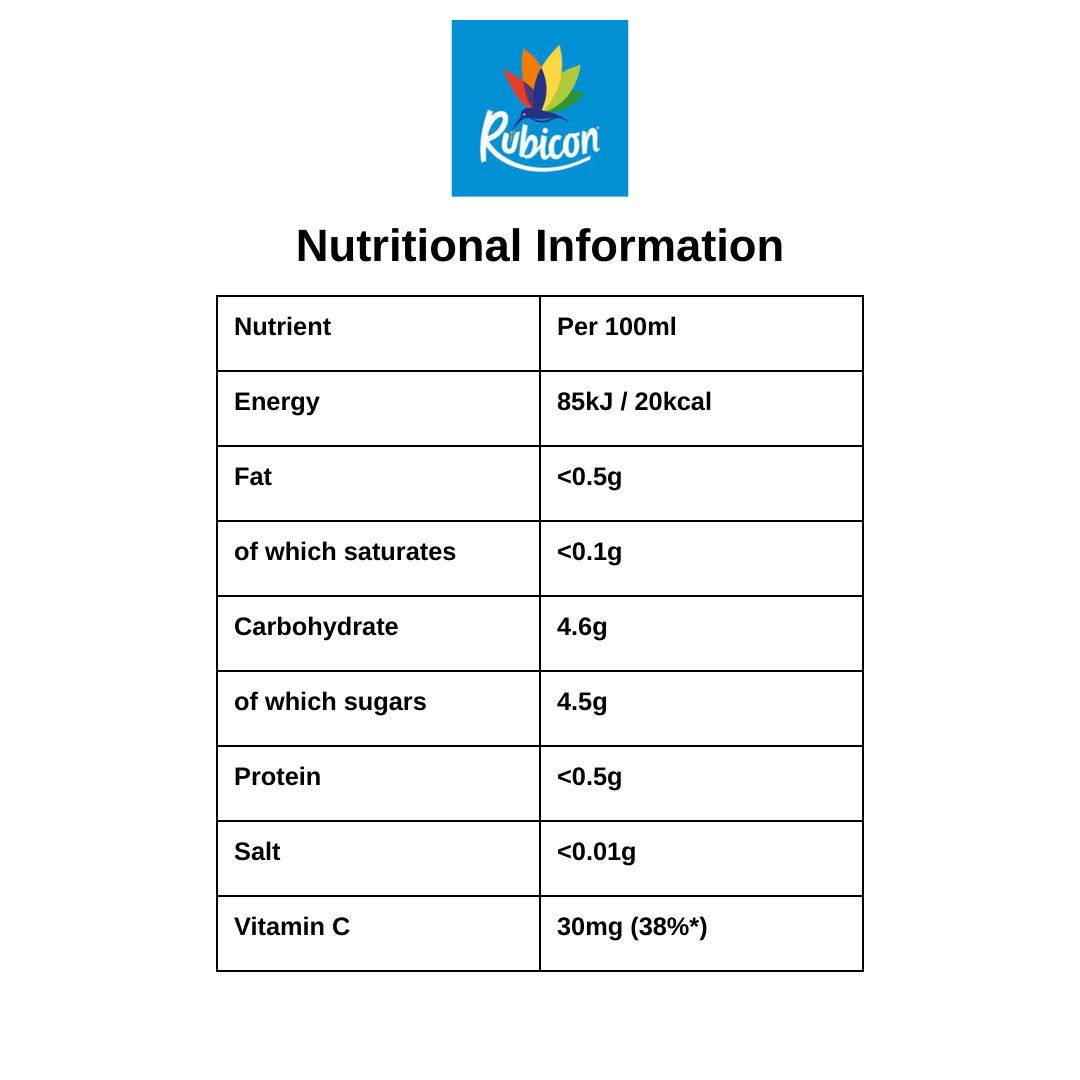 Rubicon Still Passion Juice Drink 1L