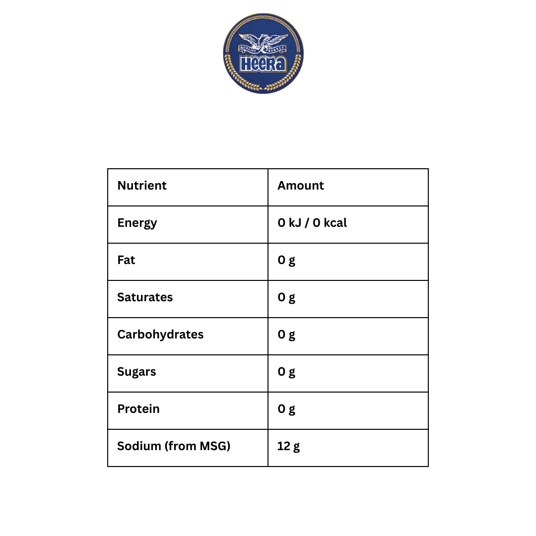 Heera Monosodium Glutamate Salt - 100g