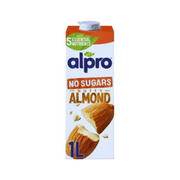 Alpro Almond Long Life No Sugar Dairy Free Milk Alternative 1litre