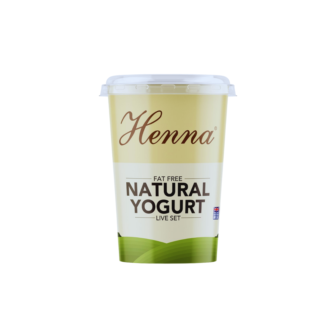 Henna Fat Free Natural Yogurt Live Set 400g