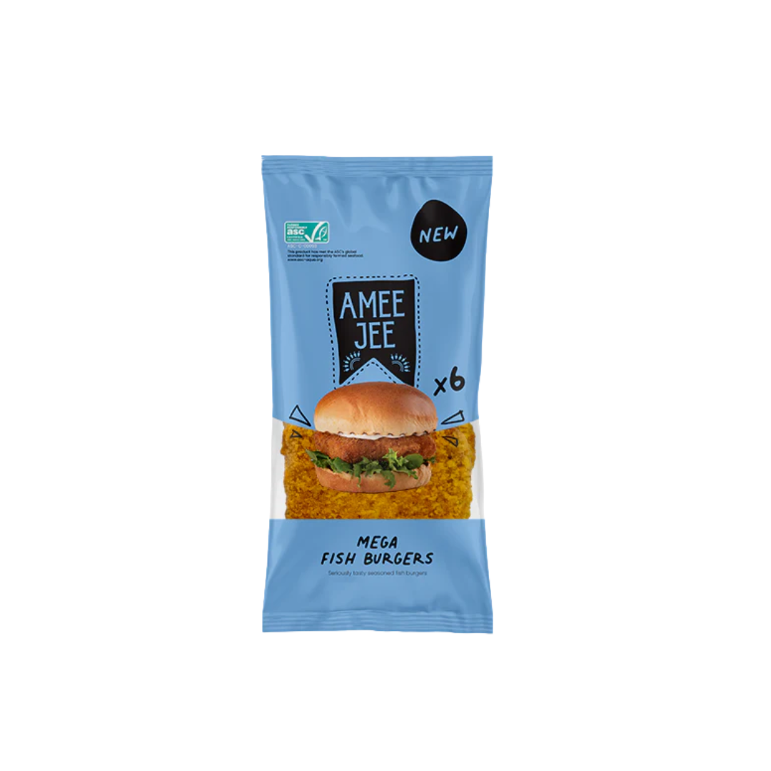 Amee Jee 6 Mega Fish Burgers