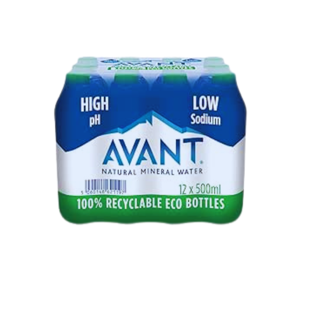 AVANT Natural Mineral Still Water, 12 x 500ml