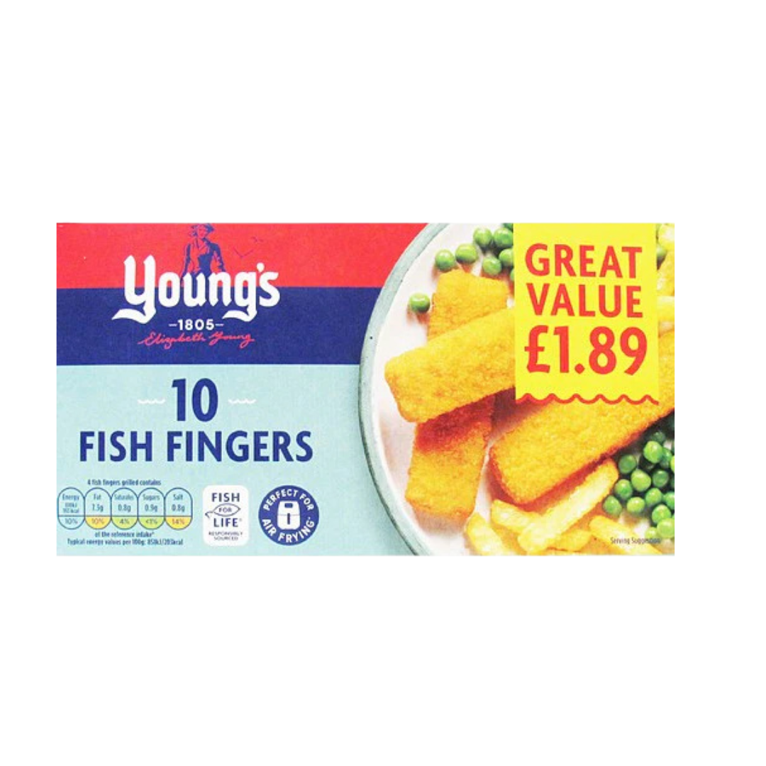 Young's 10 Fish Fingers 250g