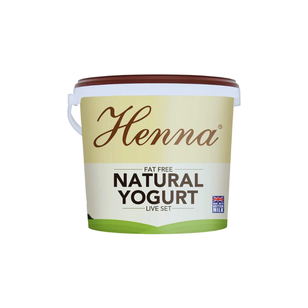 Henna Fat Free Natural Yogurt Live Set 5kg