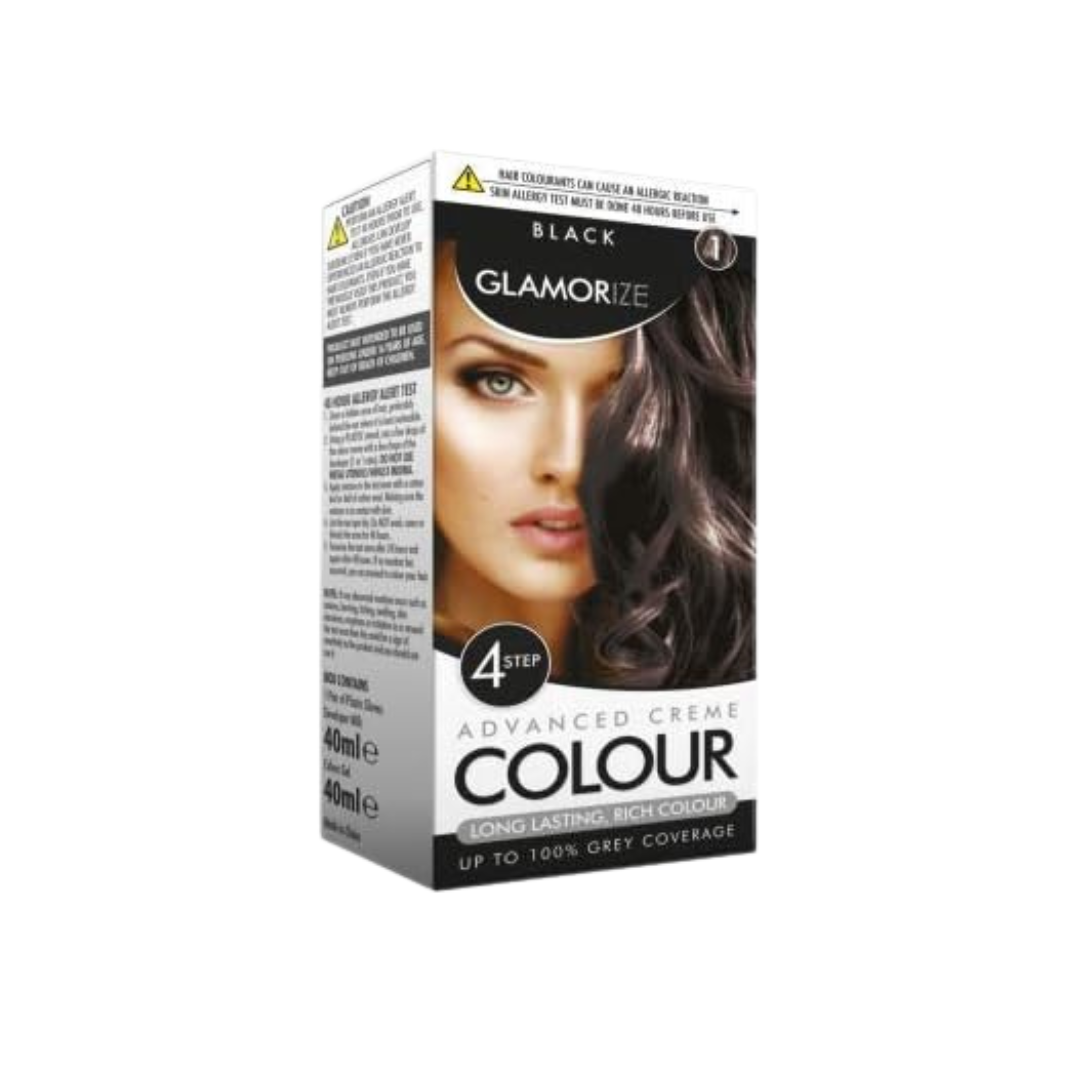 Glamorize Women Hair Dye Black No.1