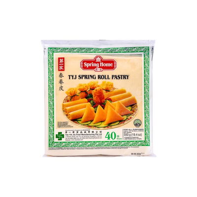 Spring Home Tyj Spring Roll Pastry 550g - 3 x 40 sheets - Ramadan Offers