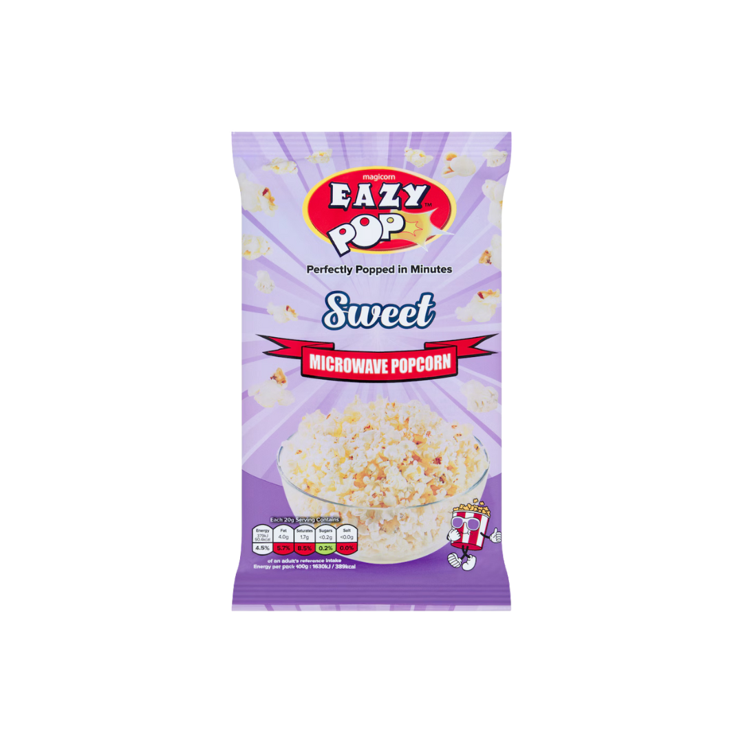 Eazypop Microwave Popcorn Sweet Flavour 100g