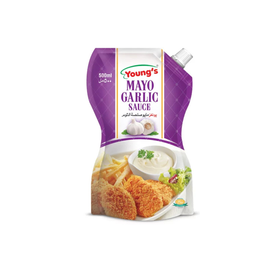 Young's Mayo Garlic Sauce 500ml