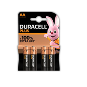 Duracell Plus 100% AA 4pk