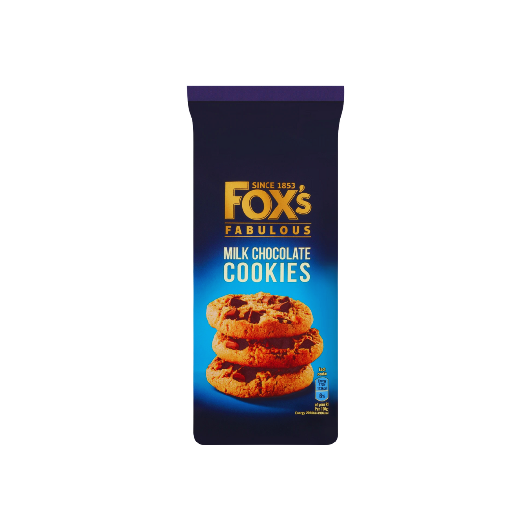 Fox's Fabulous Milk Chocolate Chunk Cookies 180g