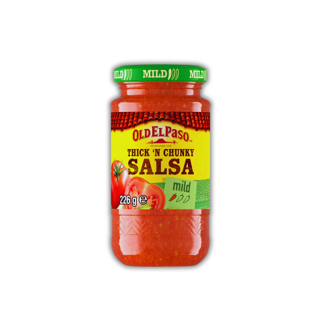 Old El Paso Mexican Thick 'N' Chunky Mild Salsa 226g