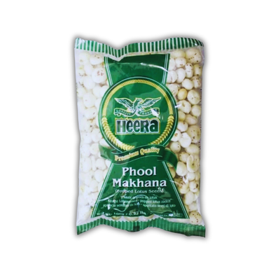 Heera - Phool Makhana - (popped lotus seeds) Fox Nuts - 100g