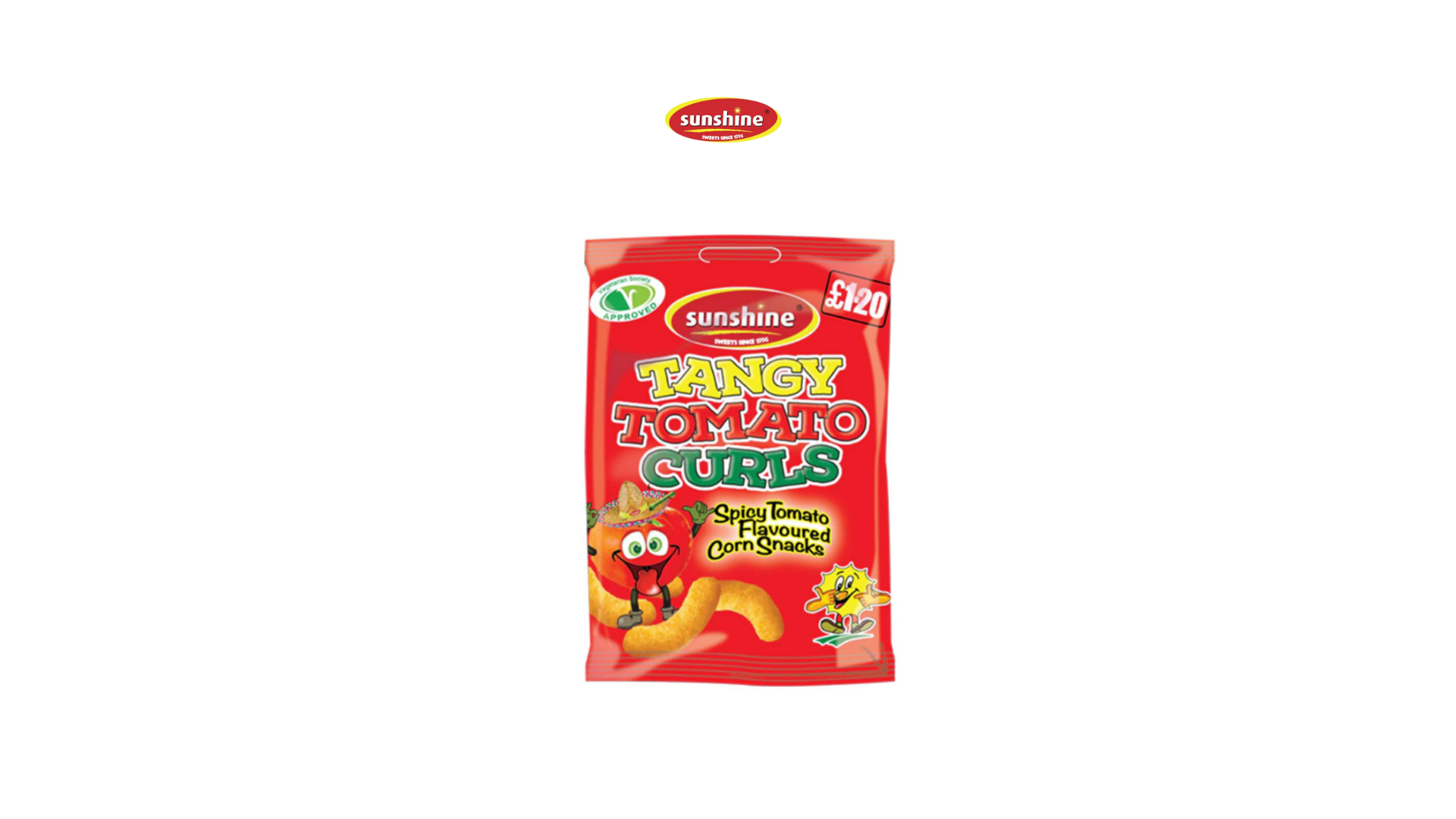 Sunshine - Tangy Tomato Curls  - 100g