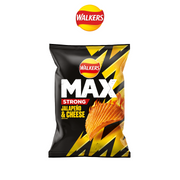 Walkers Max Strong Jalapeño & Cheese Crisps - 70g