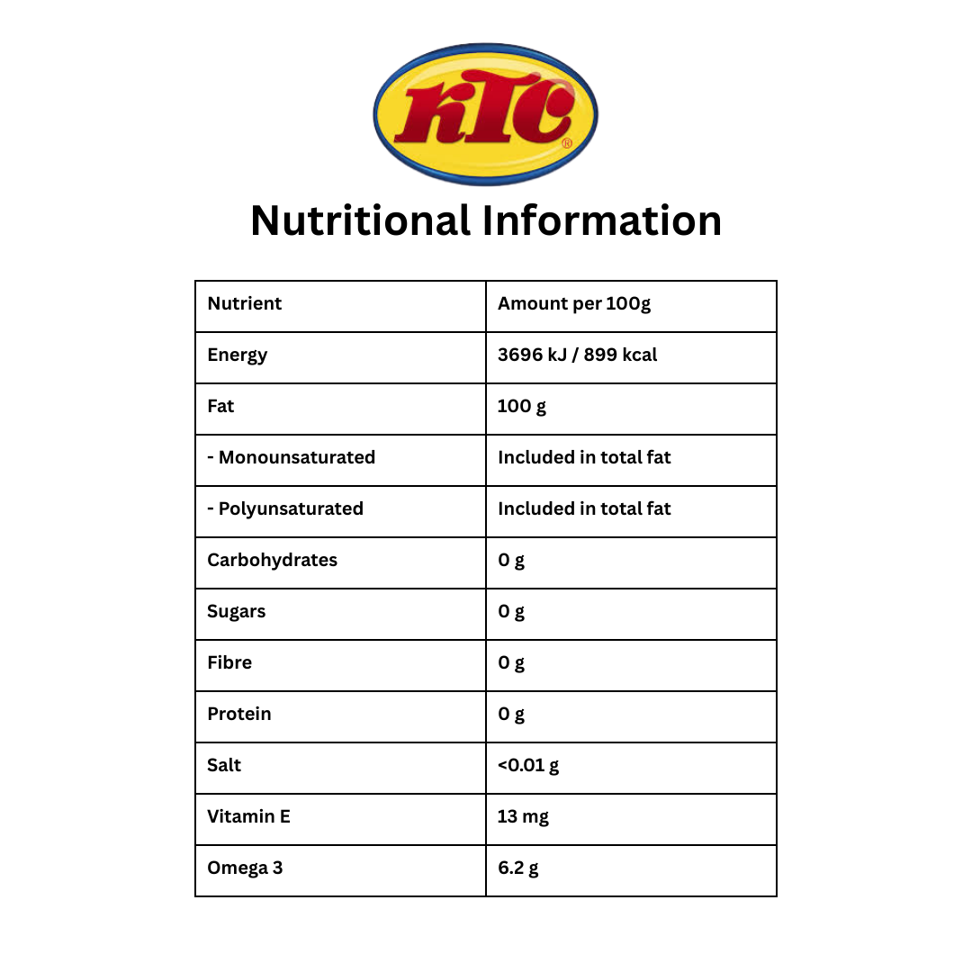 KTC Extended Life Vegetable Oil 5L - Autumn Offers