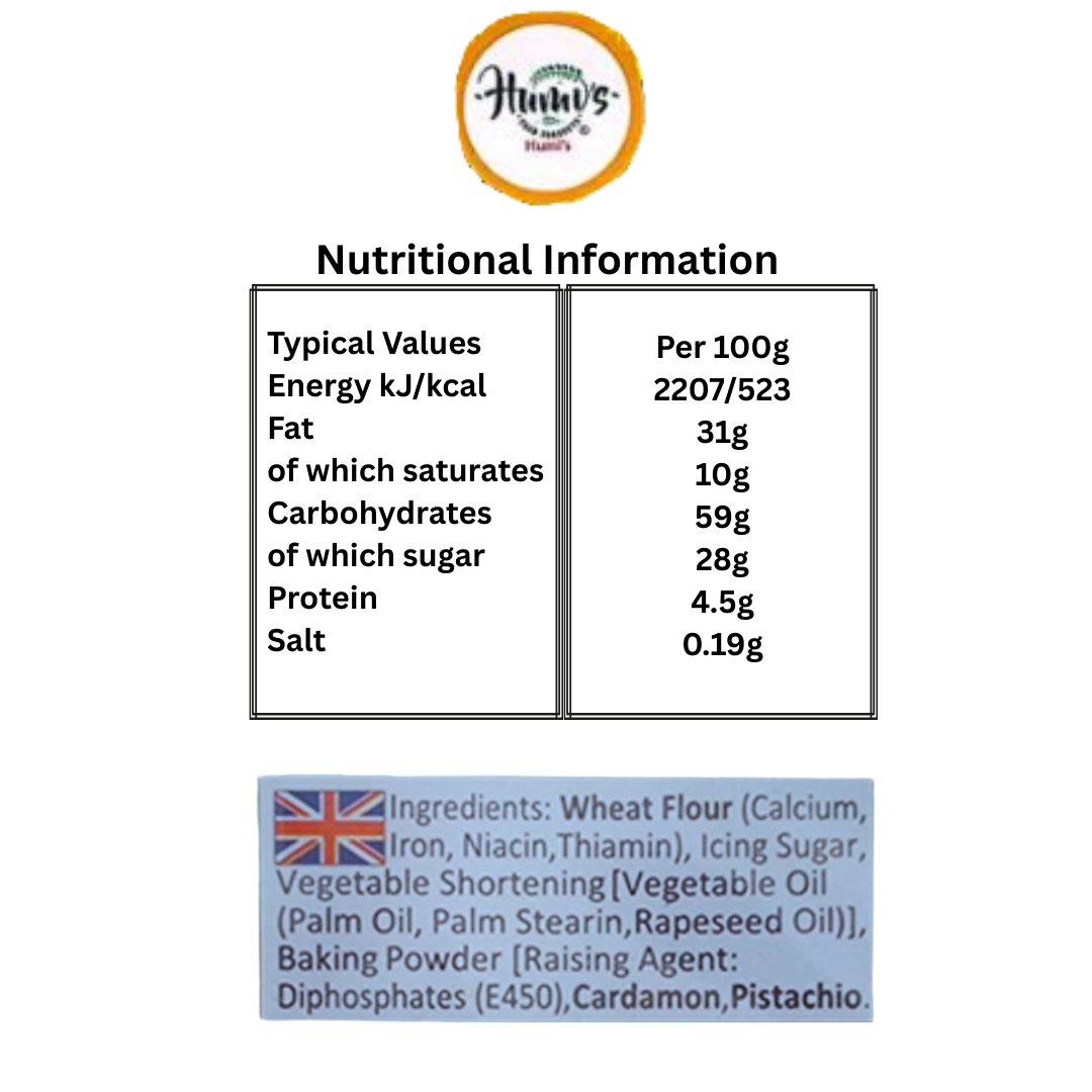 Humi's Pistachio Nan Khatai