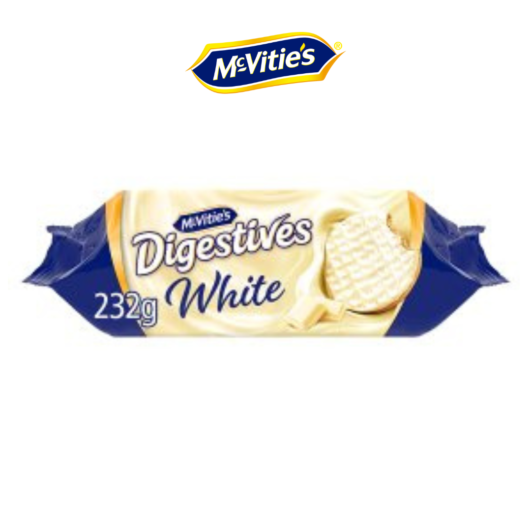 McVitie's White Chocolate Digestive Biscuits – 232g