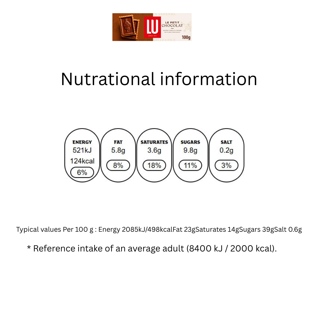 LU Le Petit Chocolat – Chocolate Topped Biscuits (100g)