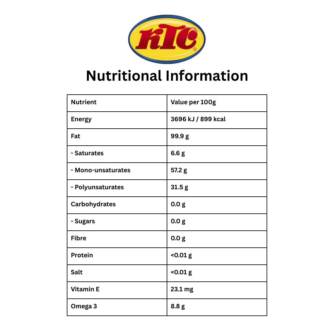 KTC Extended Life Rapeseed Oil – 1L
