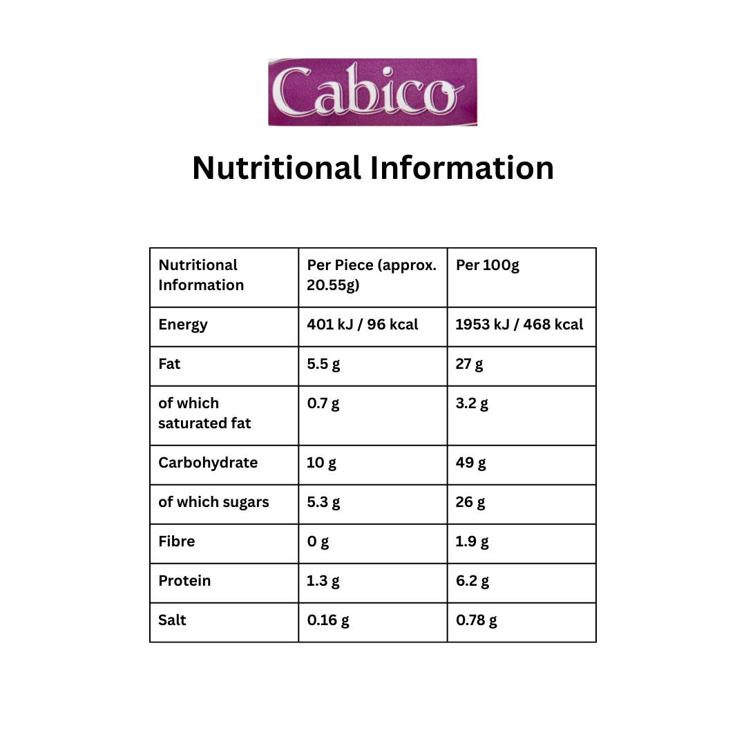 Cabico 18 Golden Sponge Slices – 370g