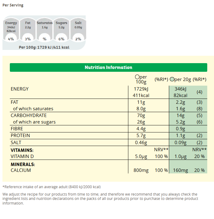 Kellogg’s Coco Pops Snack Bar (4 × 20 g)