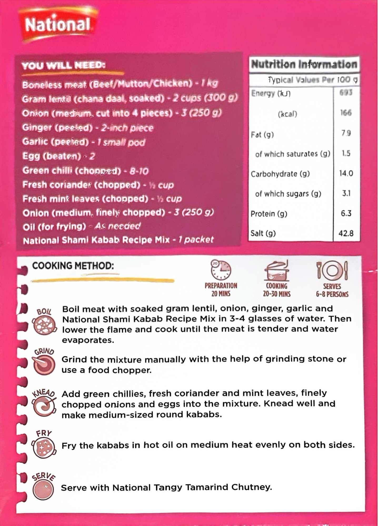 National Shami Kabab