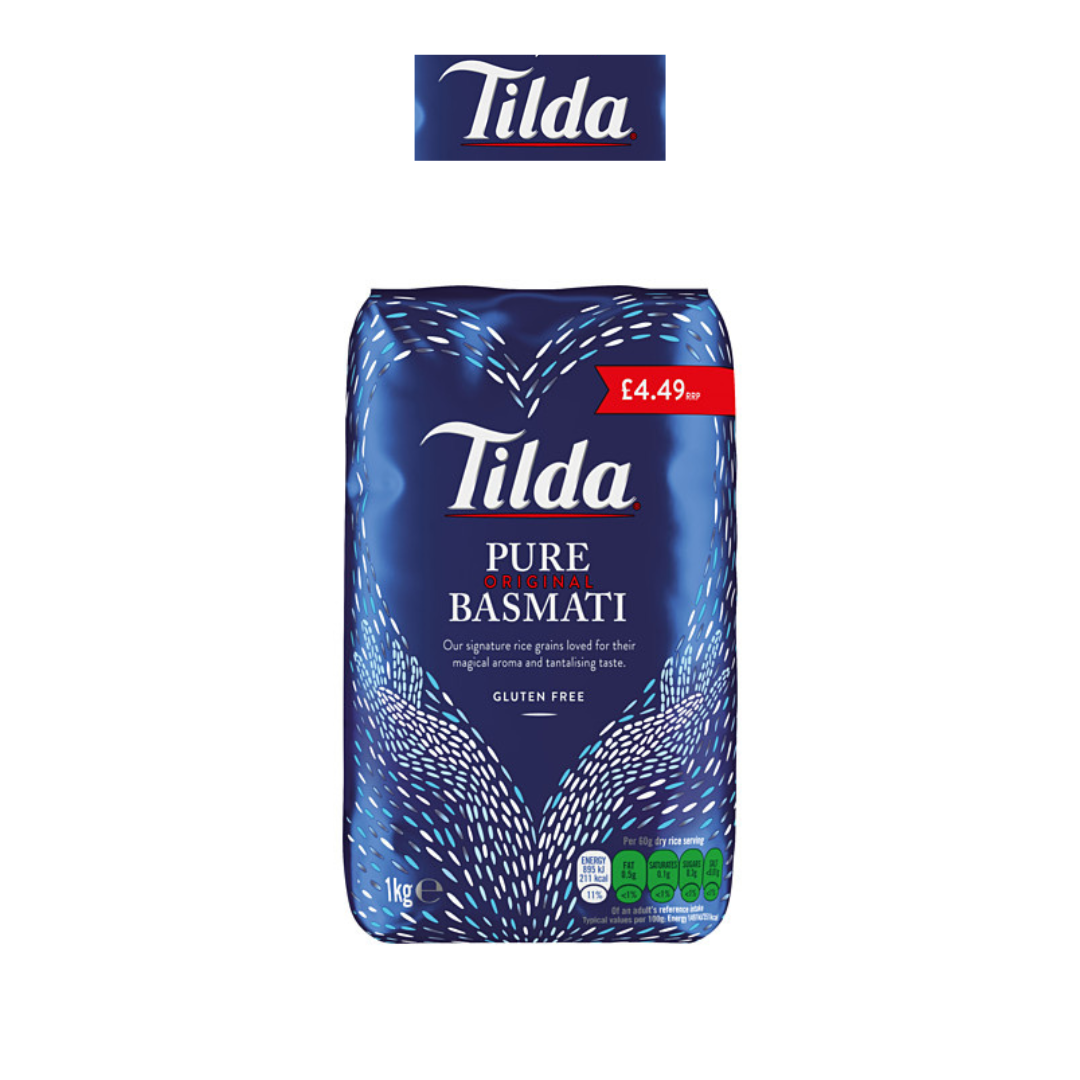 Tilda Brown Basmati Rice 1kg