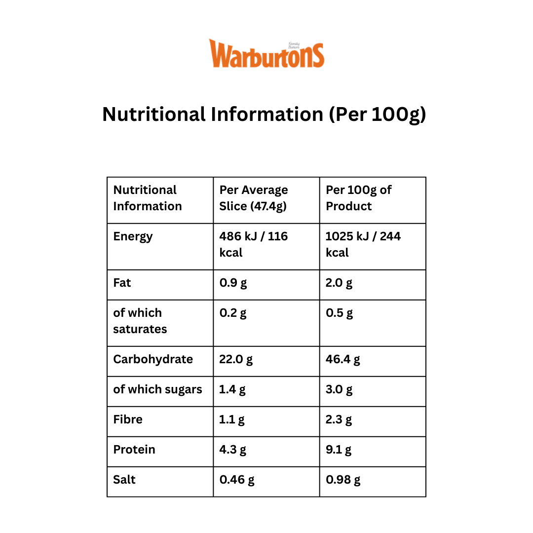Warburtons Soft Thick White Toastie 800g