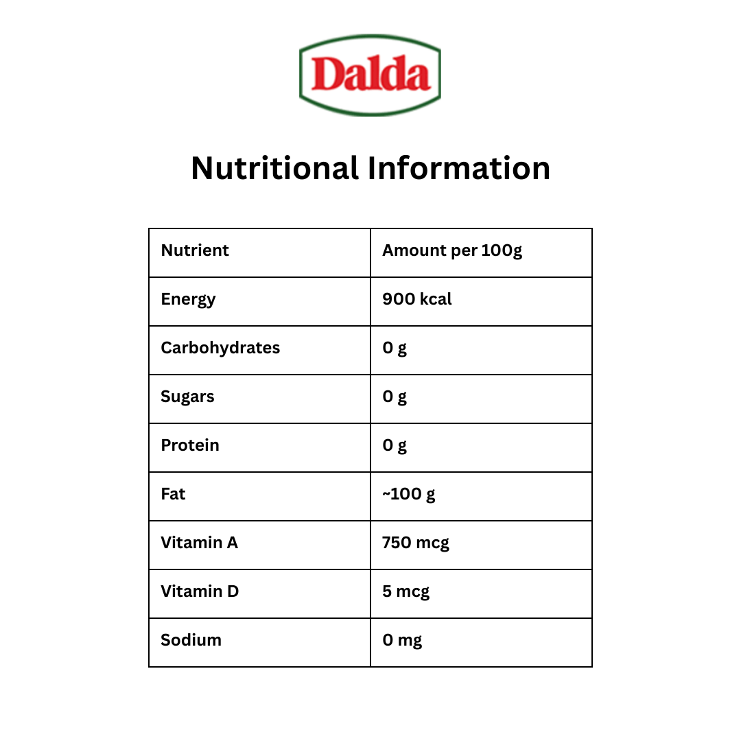 Dalda VTF Banaspati Vegetable Ghee 1kg