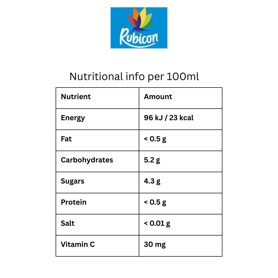 Rubicon Mango Still Juice Drink (1Lltr x 8) - Autumn Offers