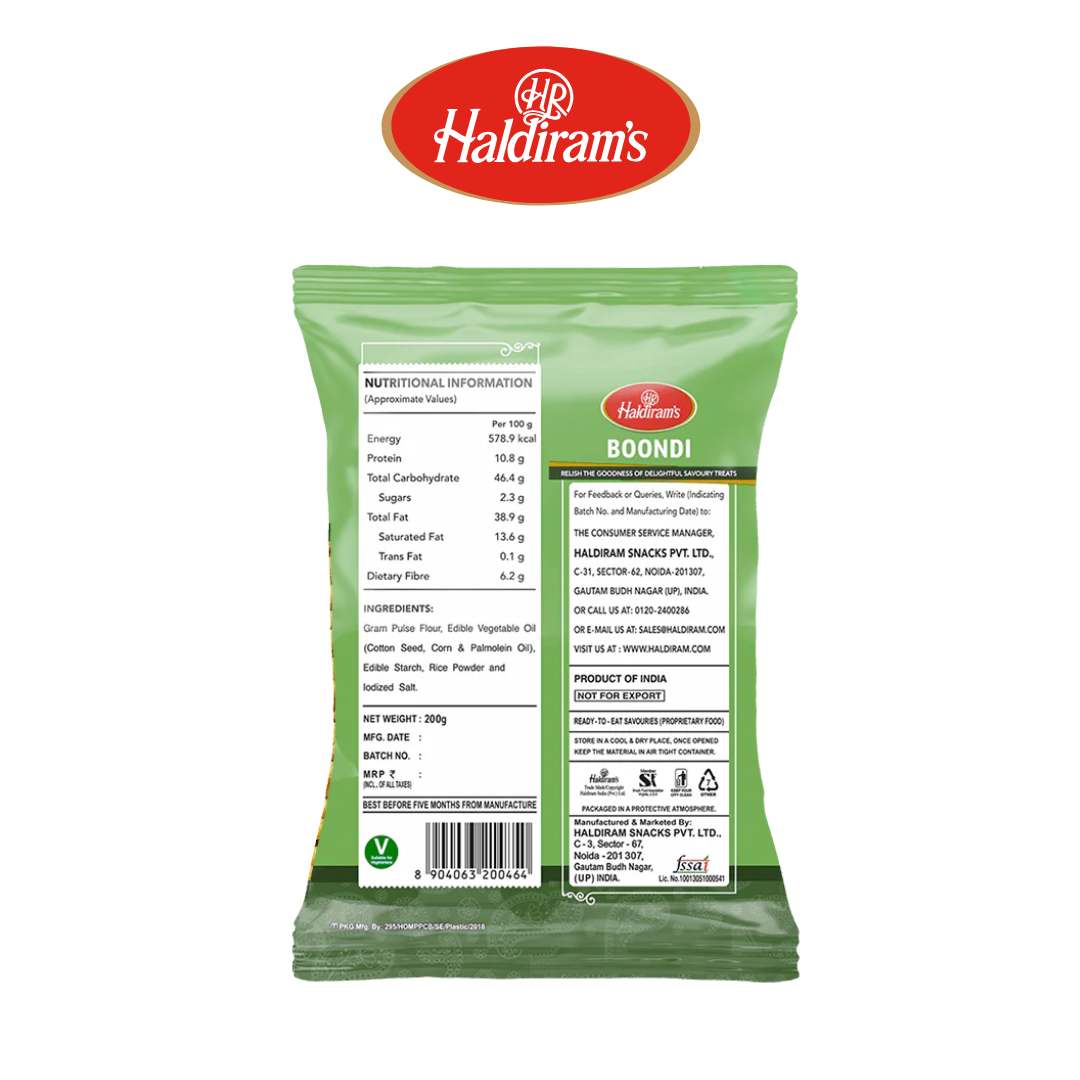 Haldiram's Boondi - 200g