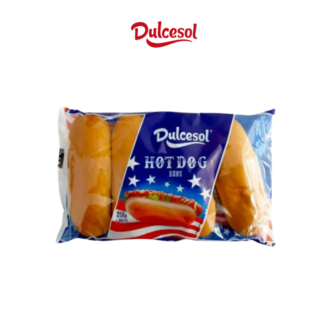 Dulcesol Hotdog Rolls – 4 Pack (250g)