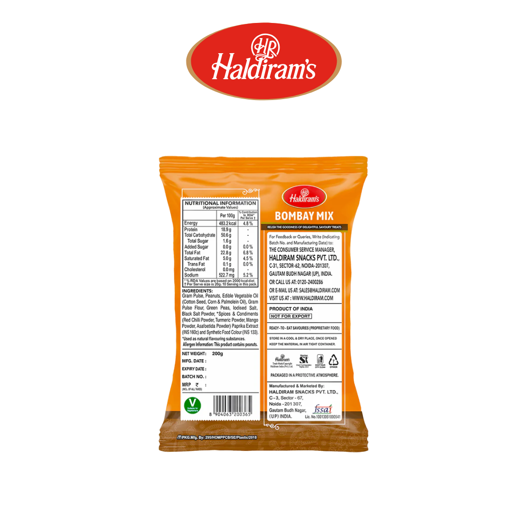 Haldiram's Bombay Mix 200g