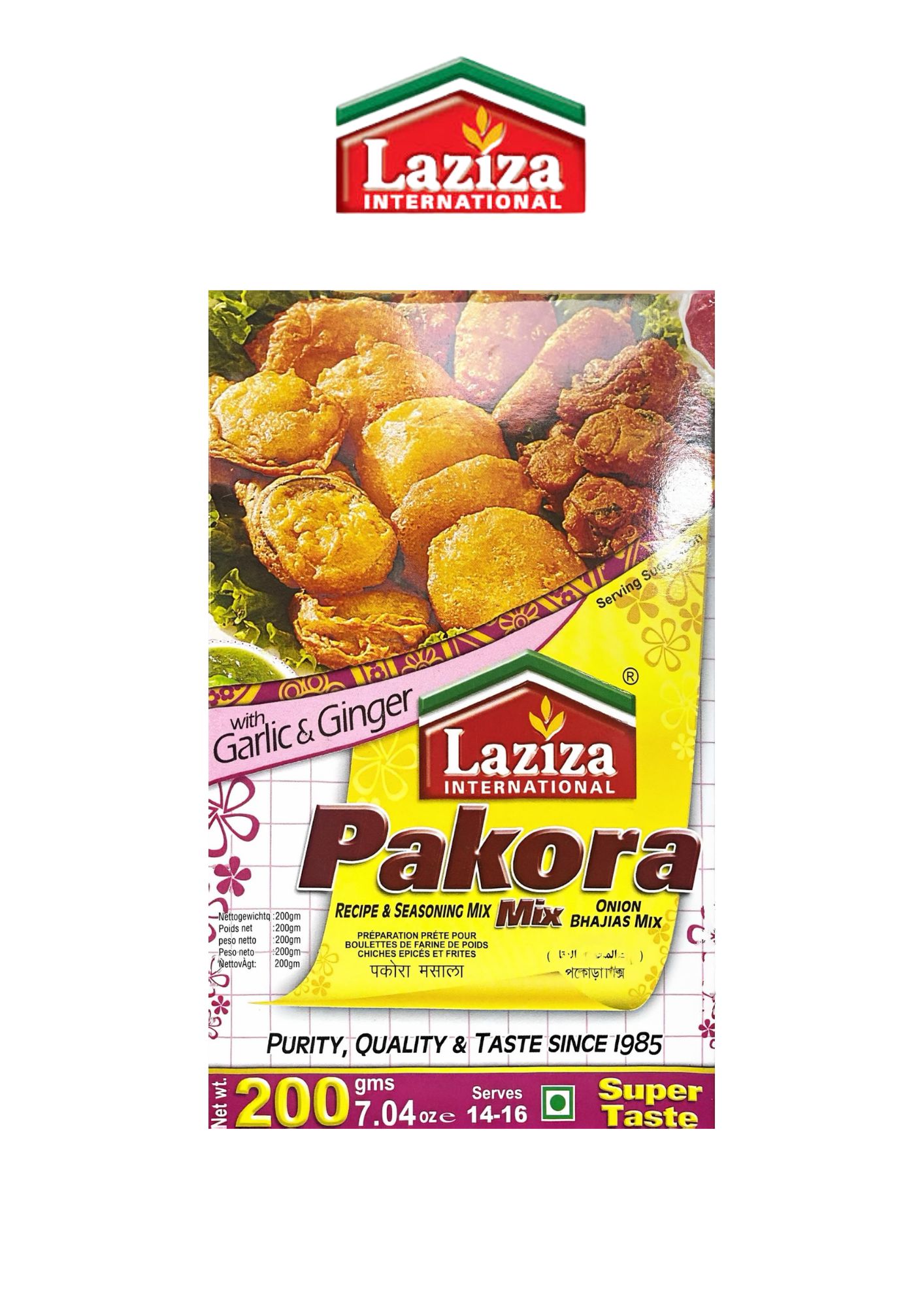 Laziza Pakora Mix - Onion Bhajias Mix